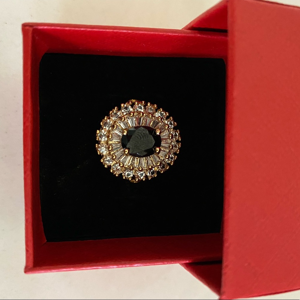 BLACK DOME RING